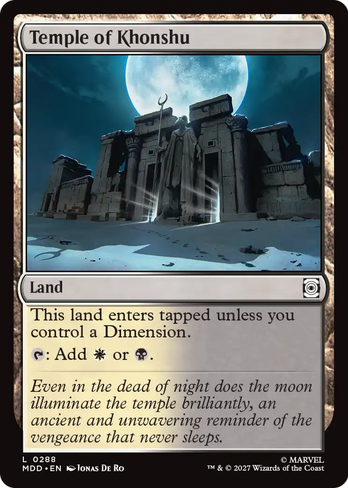 Temple of Khonshu [Marvel: Darkhold Destiny] Magic: The Gathering