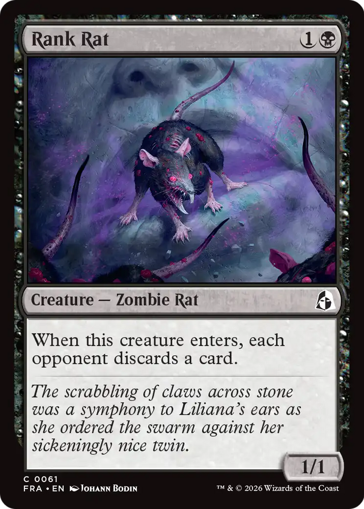 Rank Rat [Reality Fracture] Magic: The Gathering
