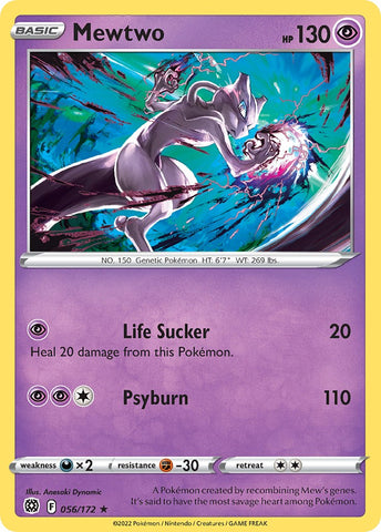 Mewtwo (056/172) (Cosmos Holo) [Sword & Shield: Black Star Promos] Pokémon