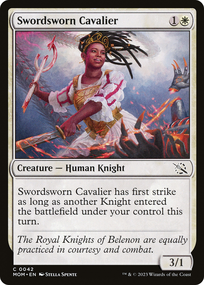 Swordsworn Cavalier [March of the Machine] Magic: The Gathering