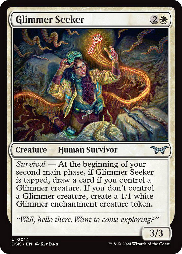 Glimmer Seeker [Duskmourn: House of Horror] Magic: The Gathering