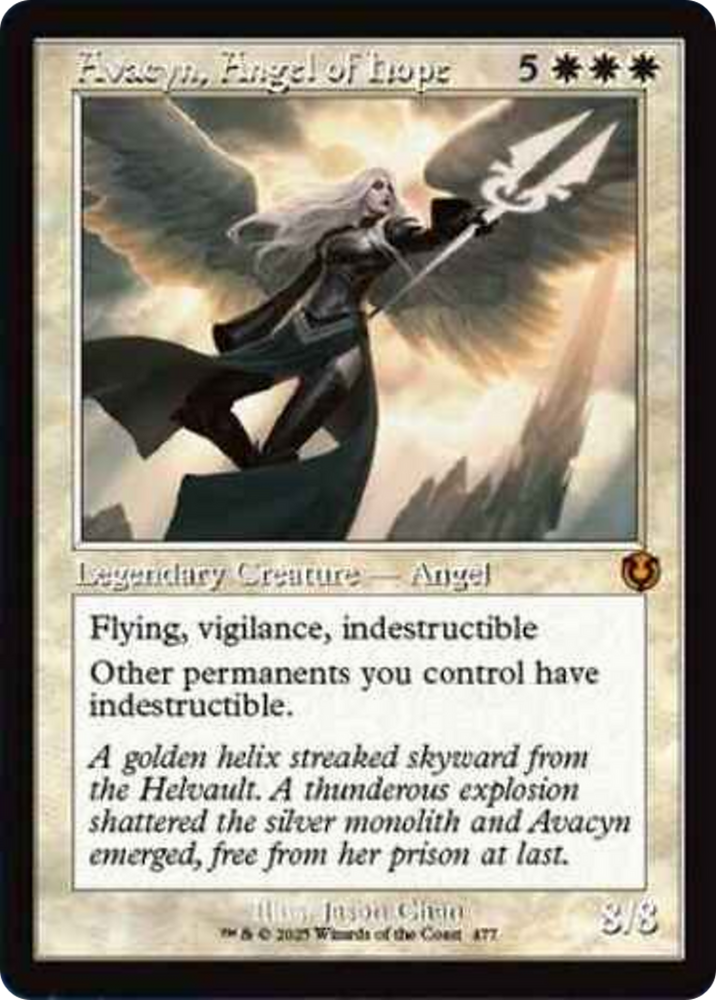 Avacyn, Angel of Hope (Retro Frame) [Innistrad Remastered] Magic: The Gathering