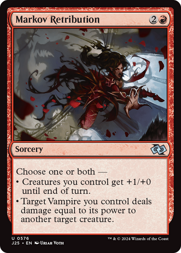 Markov Retribution [Foundations Jumpstart] Magic: The Gathering