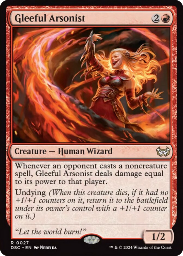 Gleeful Arsonist [Duskmourn: House of Horror Commander] Magic: The Gathering
