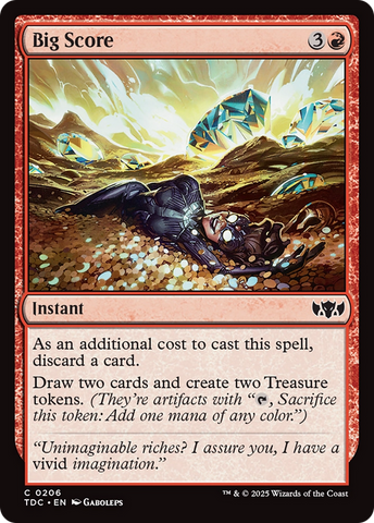 Big Score [Tarkir: Dragonstorm Commander] Magic: The Gathering