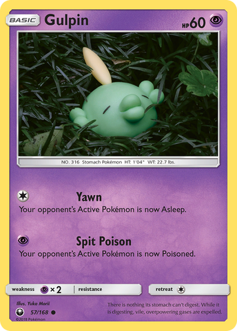 Gulpin (57/168) [Sun & Moon: Celestial Storm] Pokémon