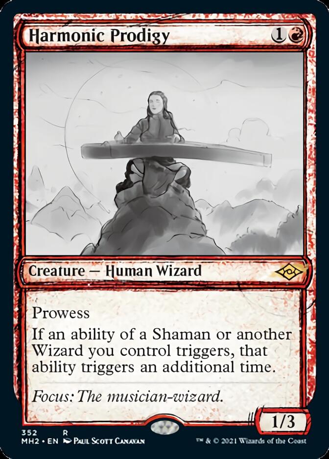 Harmonic Prodigy (Sketch) [Modern Horizons 2] Magic: The Gathering