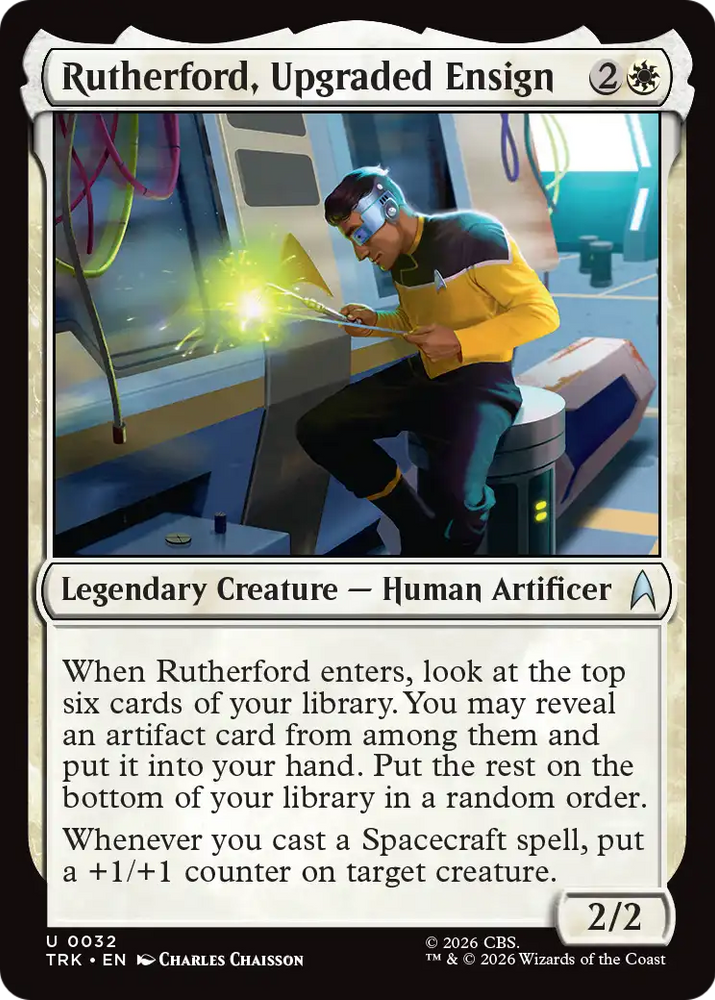 Rutherford, Upgraded Ensign [Star Trek] Magic: The Gathering