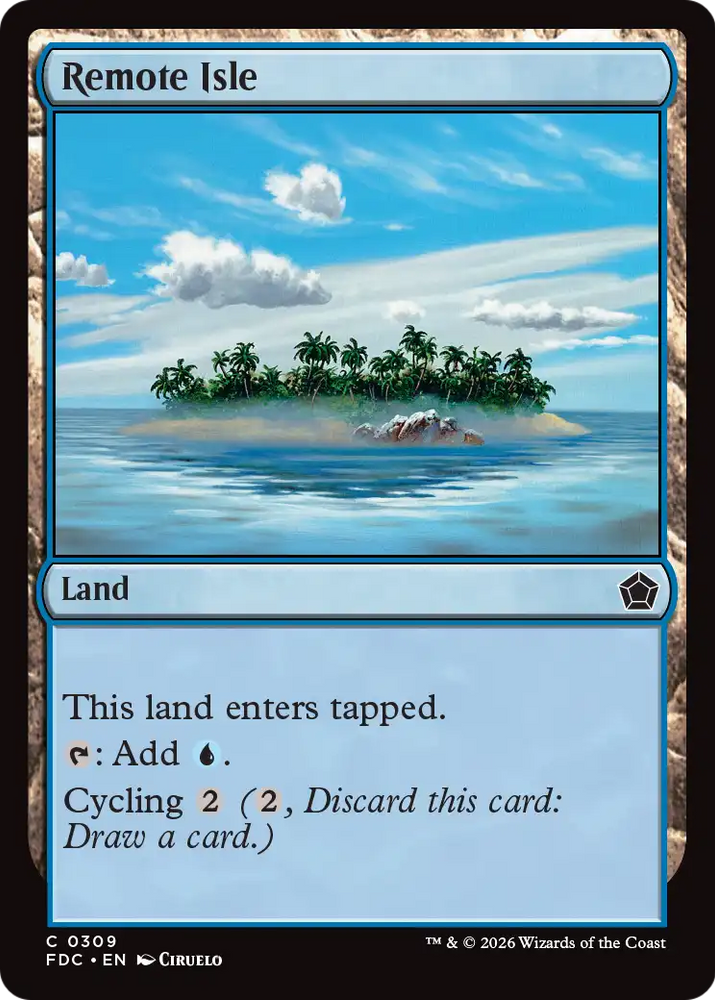 Remote Isle [Foundations Commander] Magic: The Gathering