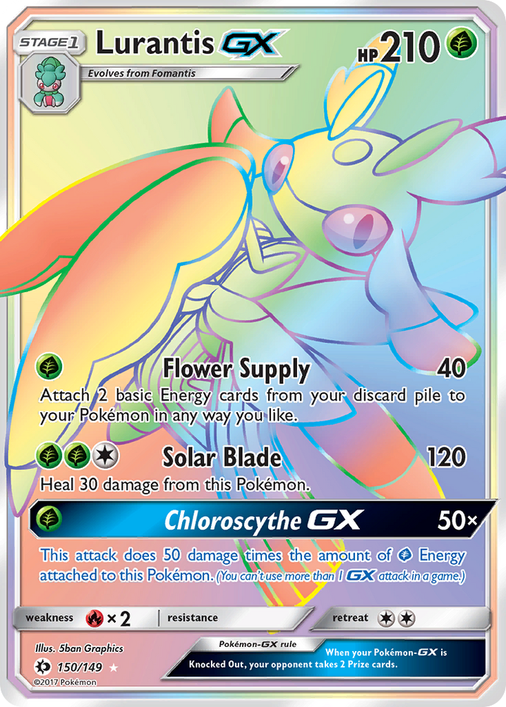 Lurantis GX (150/149) [Sun & Moon: Base Set] Pokémon