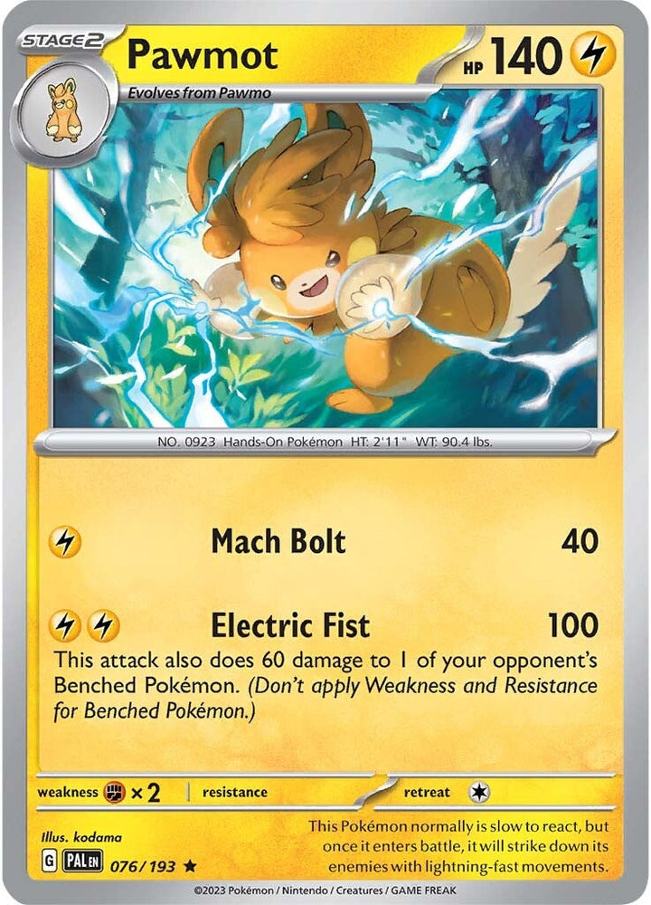 Pawmot (076/193) [Scarlet & Violet: Paldea Evolved] Pokémon
