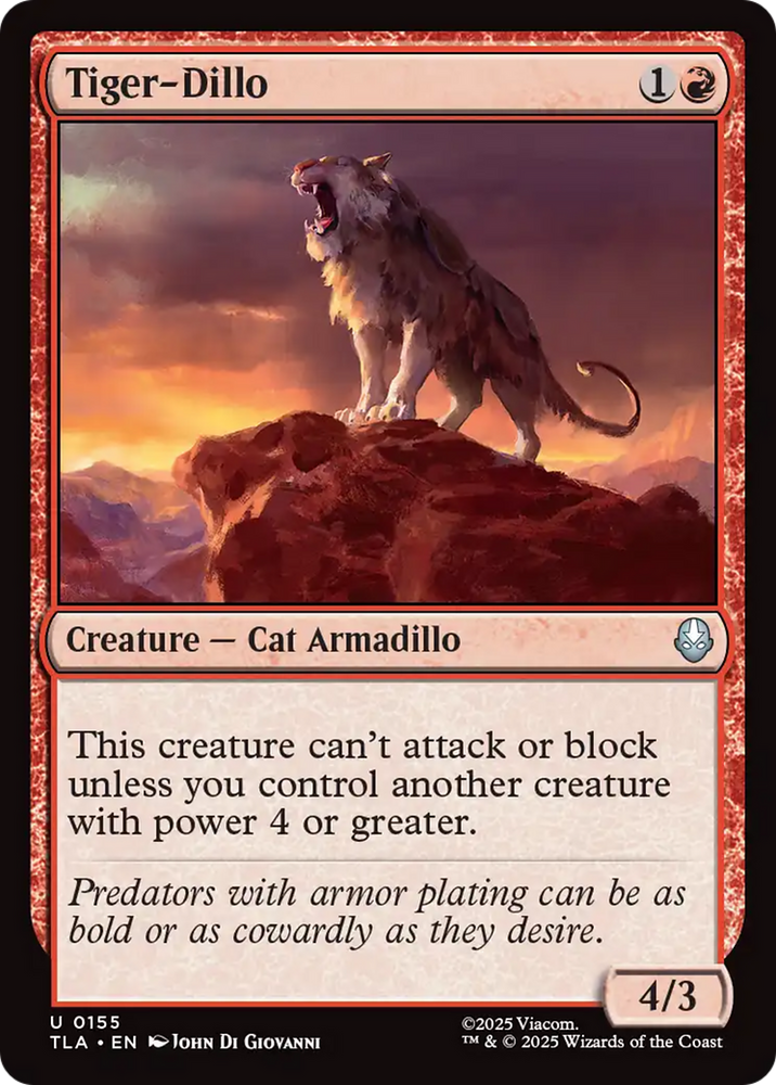 Tiger-Dillo [Avatar: The Last Airbender] Magic: The Gathering