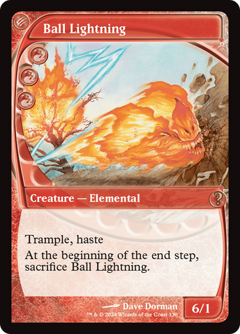 Ball Lightning (Future Sight) [Mystery Booster 2] Magic: The Gathering