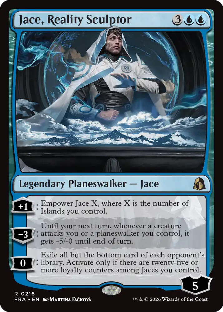 Jace, Reality Sculptor [Reality Fracture] Magic: The Gathering