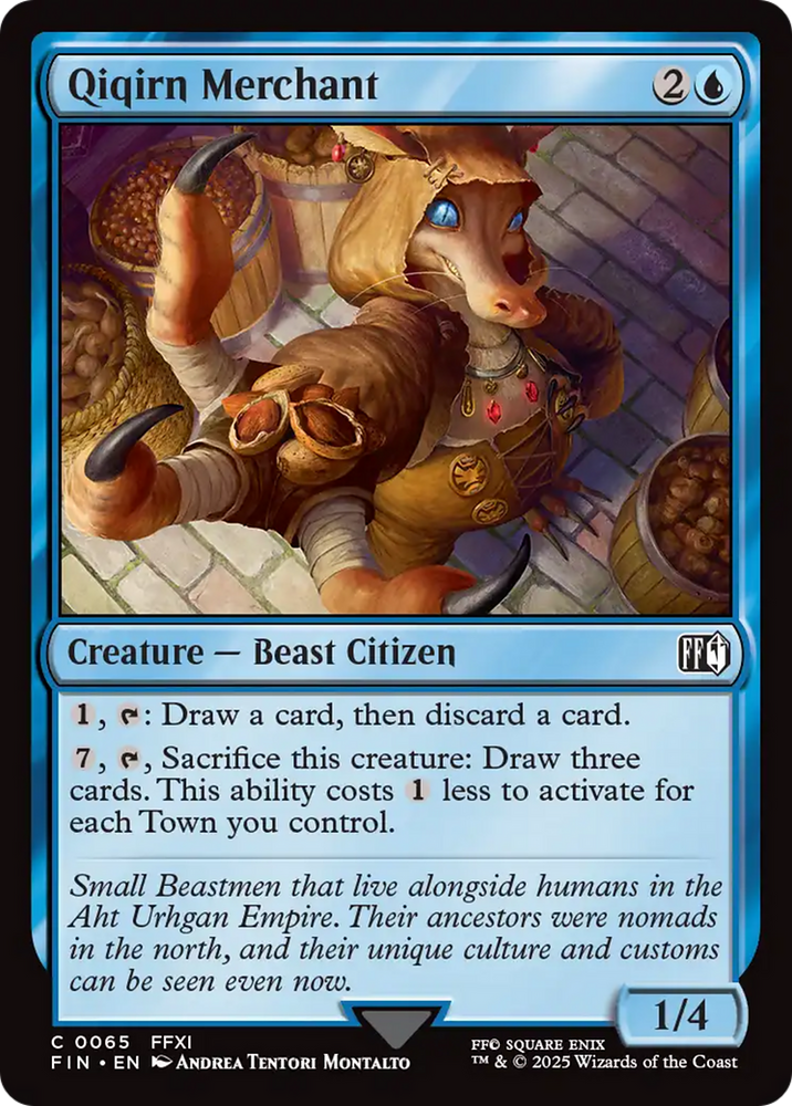 Qiqirn Merchant [FINAL FANTASY] Magic: The Gathering