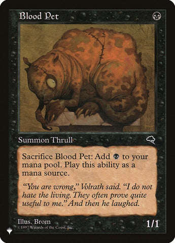 Blood Pet [The List] Magic: The Gathering