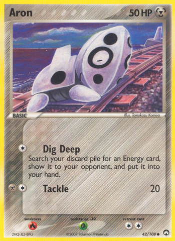 Aron (42/108) [EX: Power Keepers] Pokémon