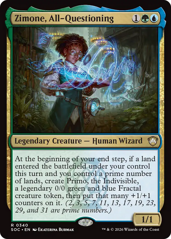 Zimone, All-Questioning [Secrets of Strixhaven Commander] Magic: The Gathering