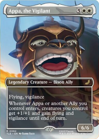 Appa, the Vigilant (Borderless) [Avatar: The Last Airbender: Eternal-Legal] Magic: The Gathering