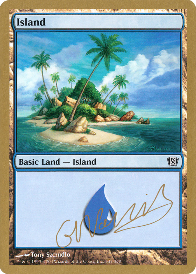 Island (gn337) (Gabriel Nassif) [World Championship Decks 2004] Magic: The Gathering