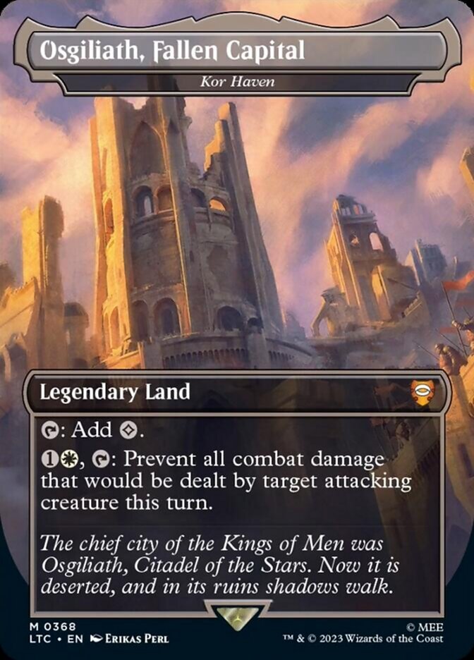 Osgiliath, Fallen Capital - Kor Haven [The Lord of the Rings: Tales of Middle-Earth Commander] Magic: The Gathering