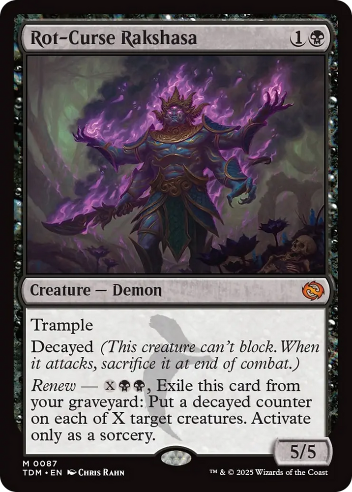 Rot-Curse Rakshasa [Tarkir: Dragonstorm] Magic: The Gathering