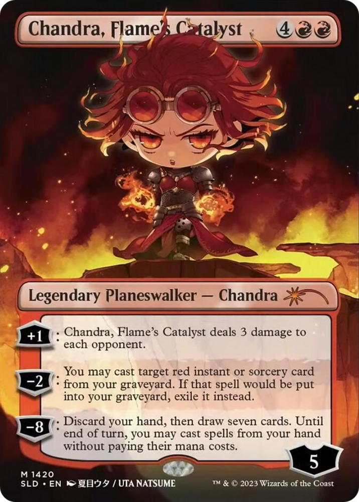 Chandra, Flame's Catalyst [Secret Lair Drop Series] Magic: The Gathering