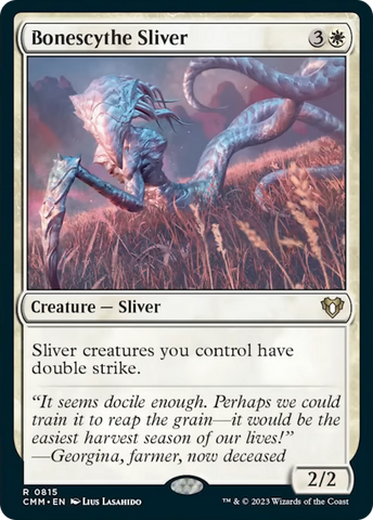 Bonescythe Sliver [Commander Masters] Magic: The Gathering