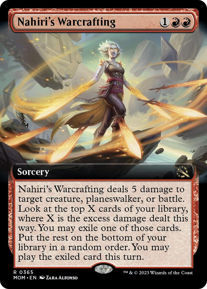Nahiri's Warcrafting (Extended Art) [March of the Machine] Magic: The Gathering