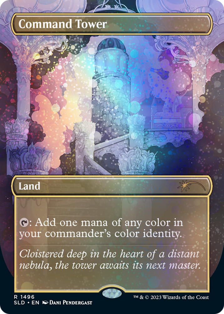 Command Tower (1697) (Rainbow Foil) [Secret Lair: Sheldon's Spellbook] Magic: The Gathering