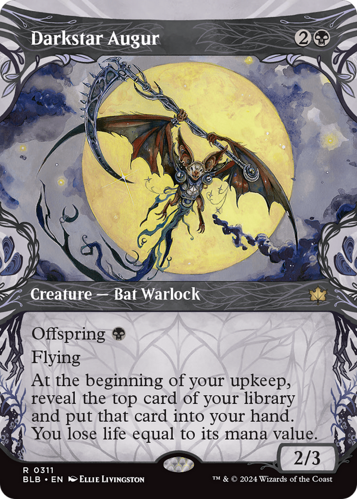 Darkstar Augur (Showcase) [Bloomburrow] Magic: The Gathering