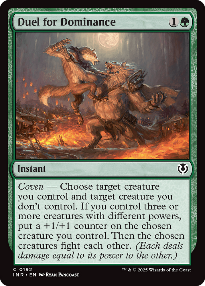 Duel for Dominance [Innistrad Remastered] Magic: The Gathering