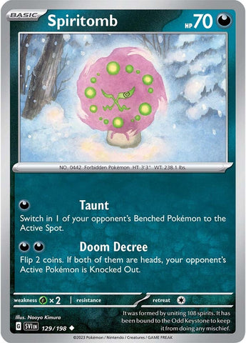 Spiritomb (129/198) [Scarlet & Violet: Base Set] Pokémon