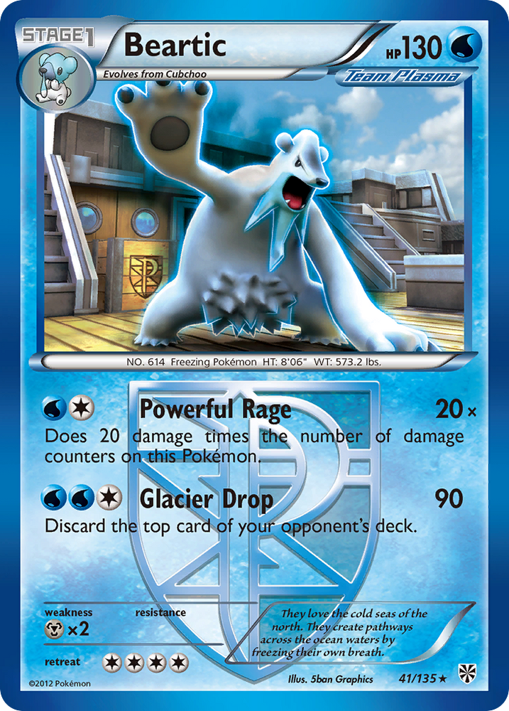 Beartic (41/135) [Black & White: Plasma Storm] Pokémon