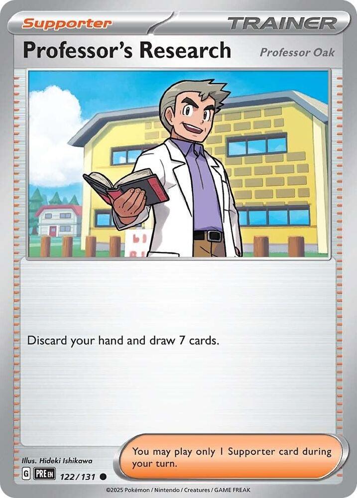 Professor's Research (122/131) [Professor Oak] [Scarlet & Violet: Prismatic Evolutions] Pokémon