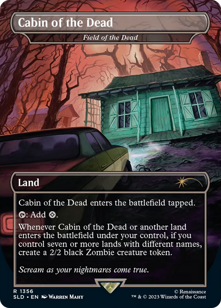 Cabin of the Dead - Field of the Dead [Secret Lair Drop Series] Magic: The Gathering