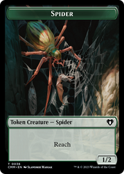 Eldrazi Scion // Spider Double-Sided Token [Commander Masters Tokens] Magic: The Gathering