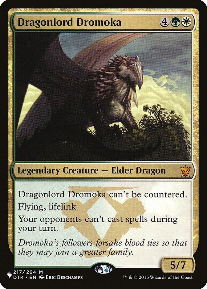 Dragonlord Dromoka [The List] Magic: The Gathering