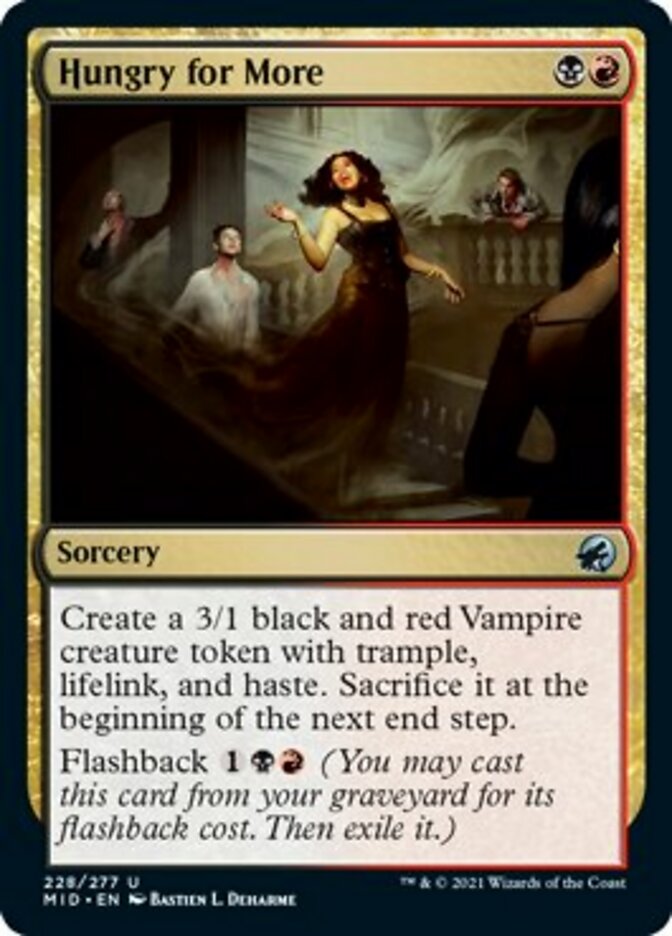 Hungry for More [Innistrad: Midnight Hunt] Magic: The Gathering