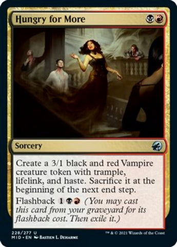 Hungry for More [Innistrad: Midnight Hunt] Magic: The Gathering