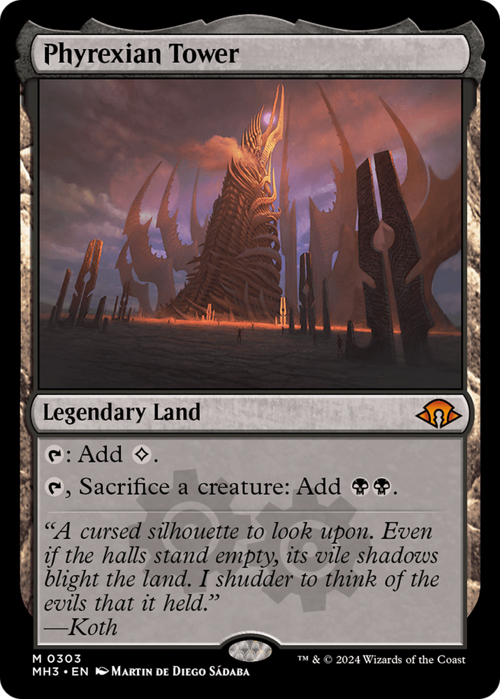 Phyrexian Tower [Modern Horizons 3] Magic: The Gathering