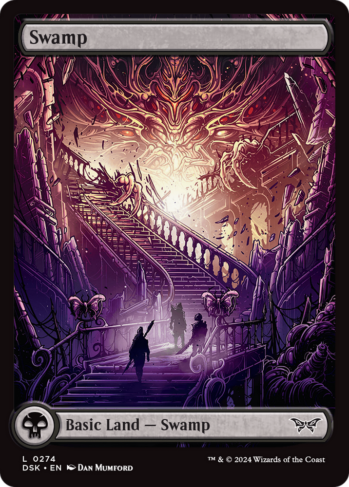 Swamp (274) - Full Art [Duskmourn: House of Horror] Magic: The Gathering