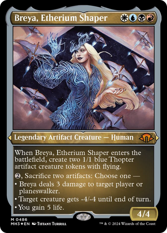 Breya, Etherium Shaper (Foil Etched) [Modern Horizons 3] Magic: The Gathering
