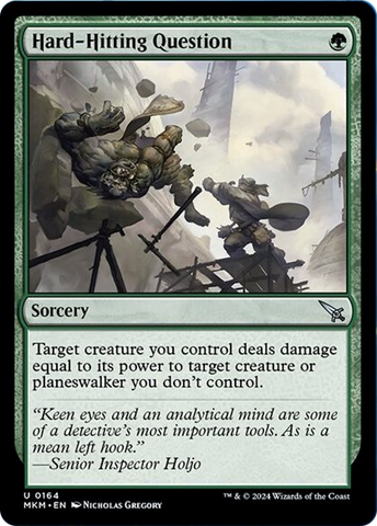 Hard-Hitting Question [Murders at Karlov Manor] Magic: The Gathering