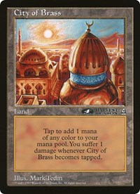 City of Brass (4th Place) (Oversized) [Oversize Cards] Magic: The Gathering