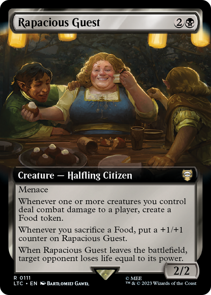 Rapacious Guest (Extended Art) [The Lord of the Rings: Tales of Middle-Earth Commander] Magic: The Gathering