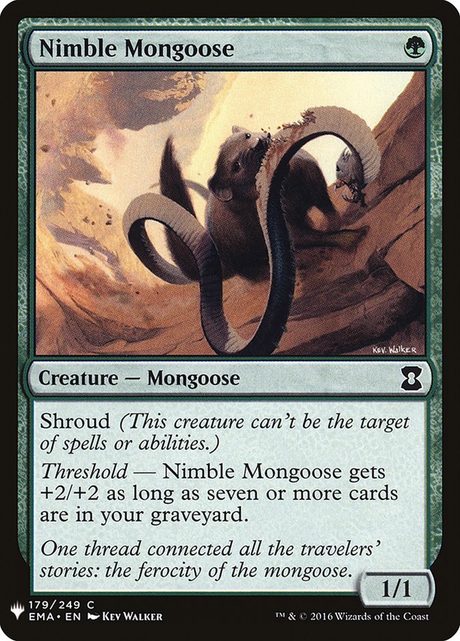 Nimble Mongoose [Mystery Booster] Magic: The Gathering