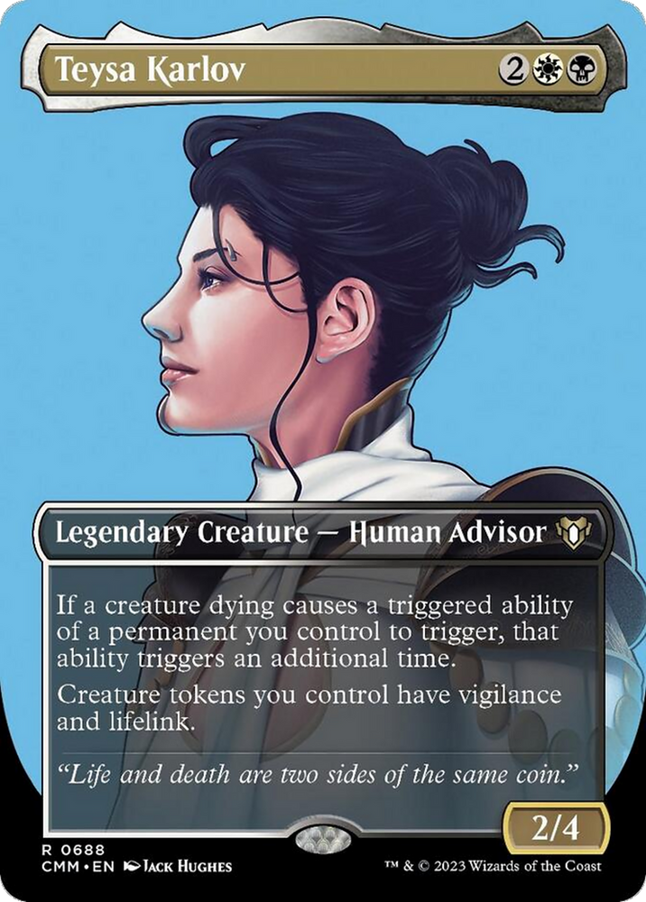 Teysa Karlov (Borderless Profile) [Commander Masters] Magic: The Gathering