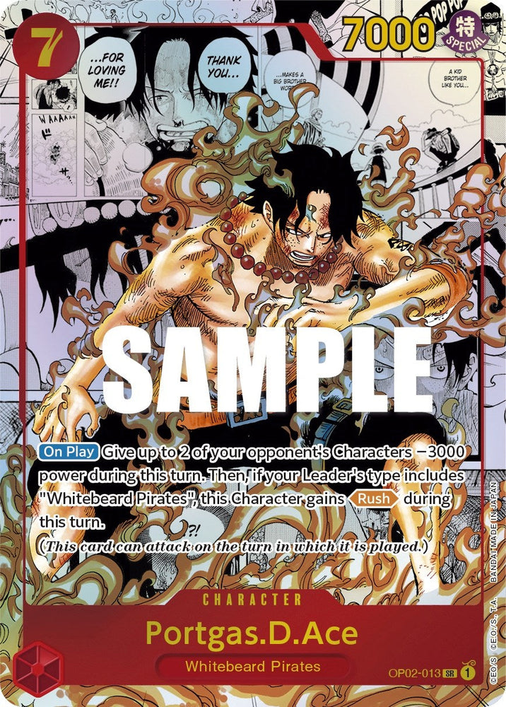 Portgas.D.Ace (Alternate Art) [Paramount War] Bandai