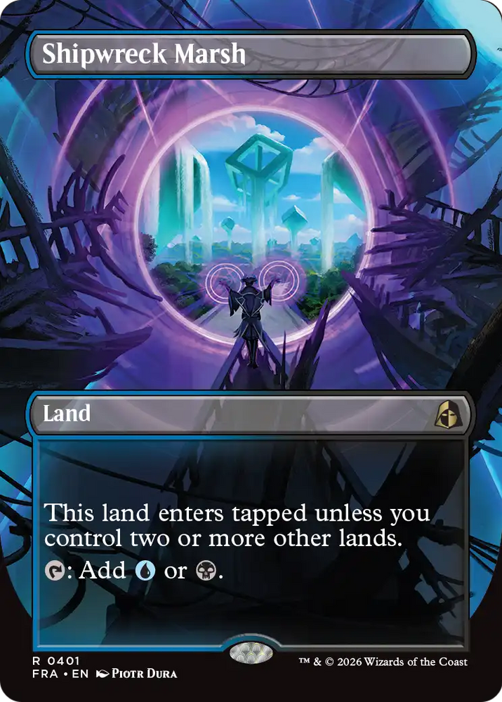 Shipwreck Marsh (Borderless) [Reality Fracture] Magic: The Gathering